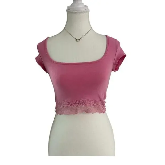 Bundle Of Two Cropped Cotton On Size XS Tops Fits great - Picture 3 of 7